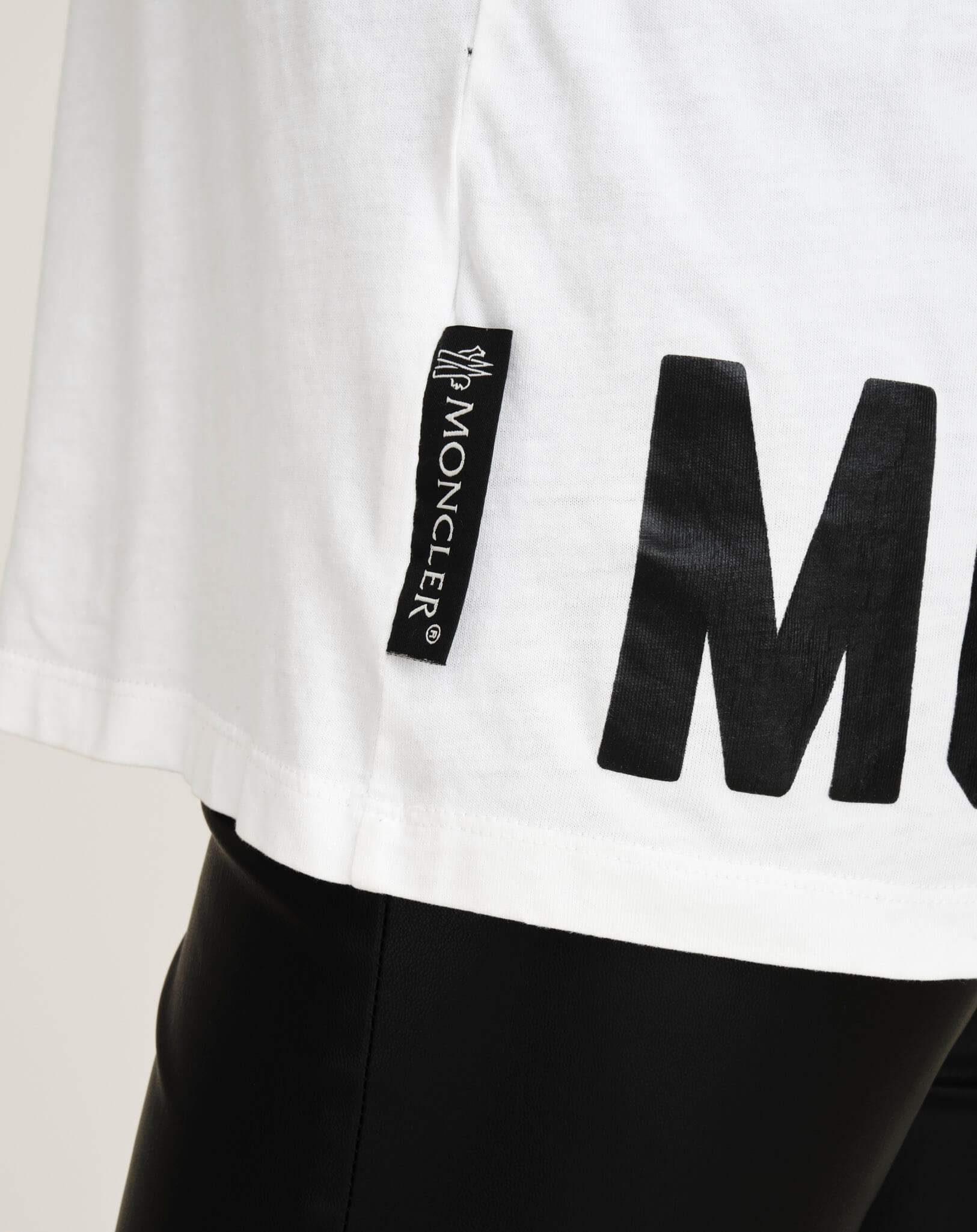 Moncler- White Cotton Tshirt Oversize